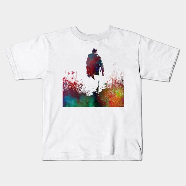 walk in the mountains #mountainhike Kids T-Shirt by JBJart